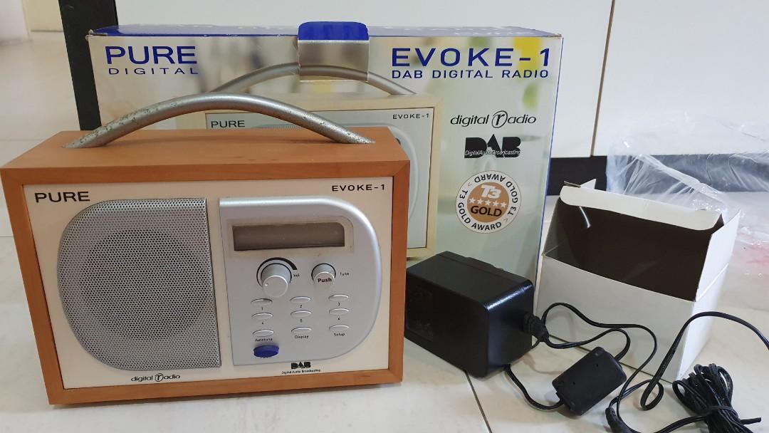 Pure Evoke1 DAB digital radio and additional speaker, Audio, Portable