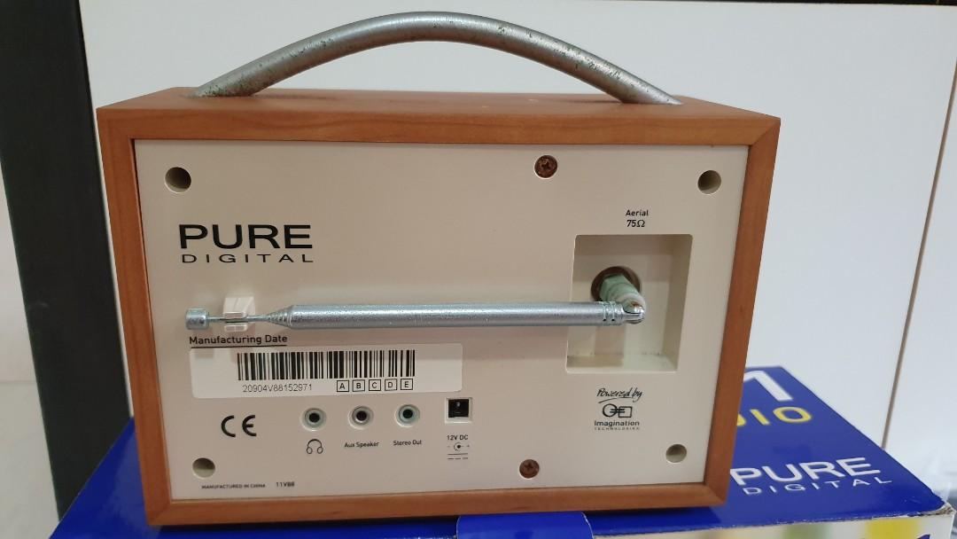 Pure Evoke1 DAB digital radio and additional speaker, Audio, Portable