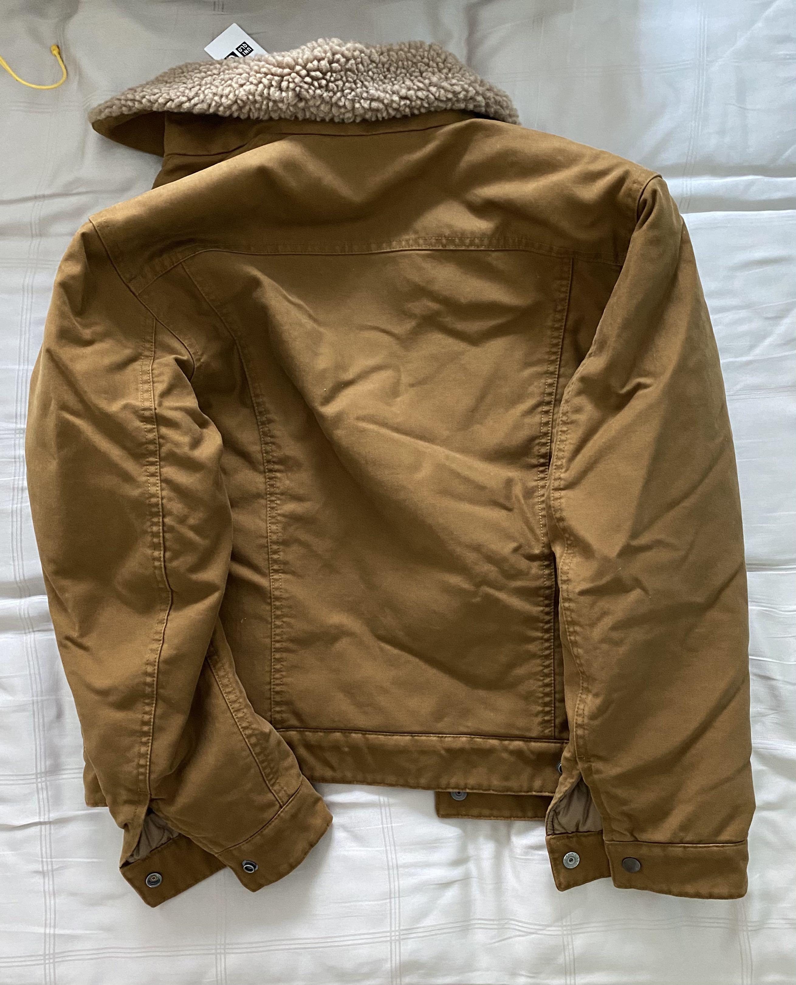 Uniqlo pile lined trucker jacket hotsell