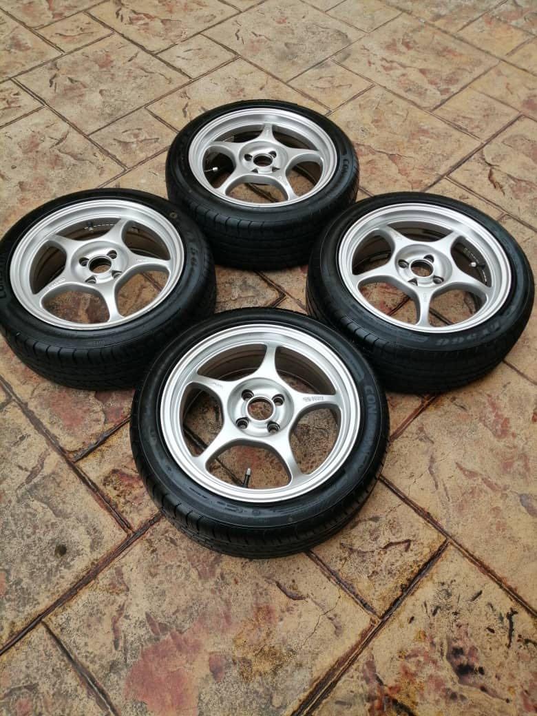Rpo Rim Rim Enkei RPO1 16 PCD 100 tayar 2020, Auto Accessories on Carousell