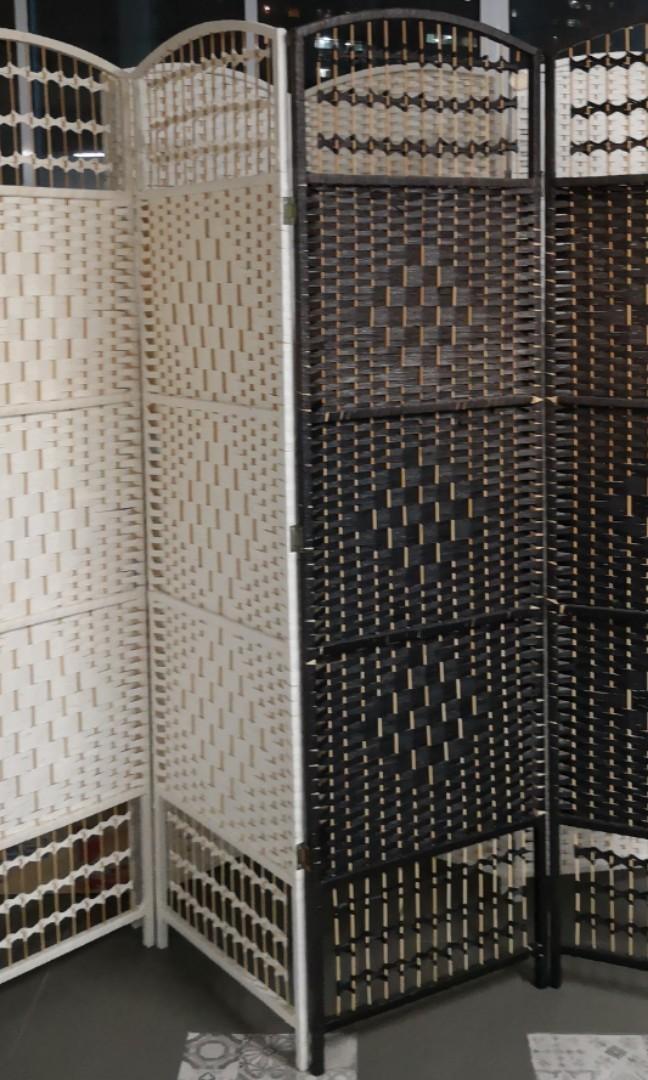 Room dividers backdrop for online meeting 4 panels, Furniture, Home