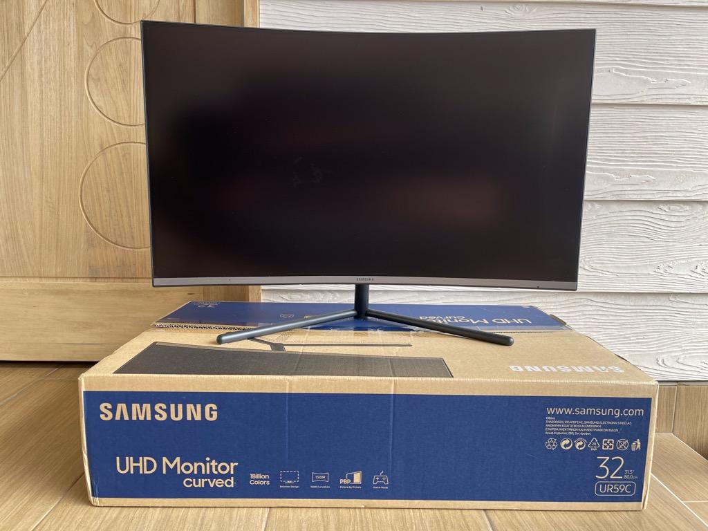 samsung 32 uhd curved 4k monitor nego sampai jadi