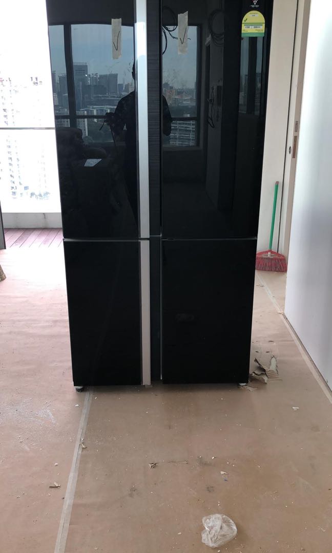Sharp French Door Fridge SJFS79VBK (600L), TV & Home Appliances