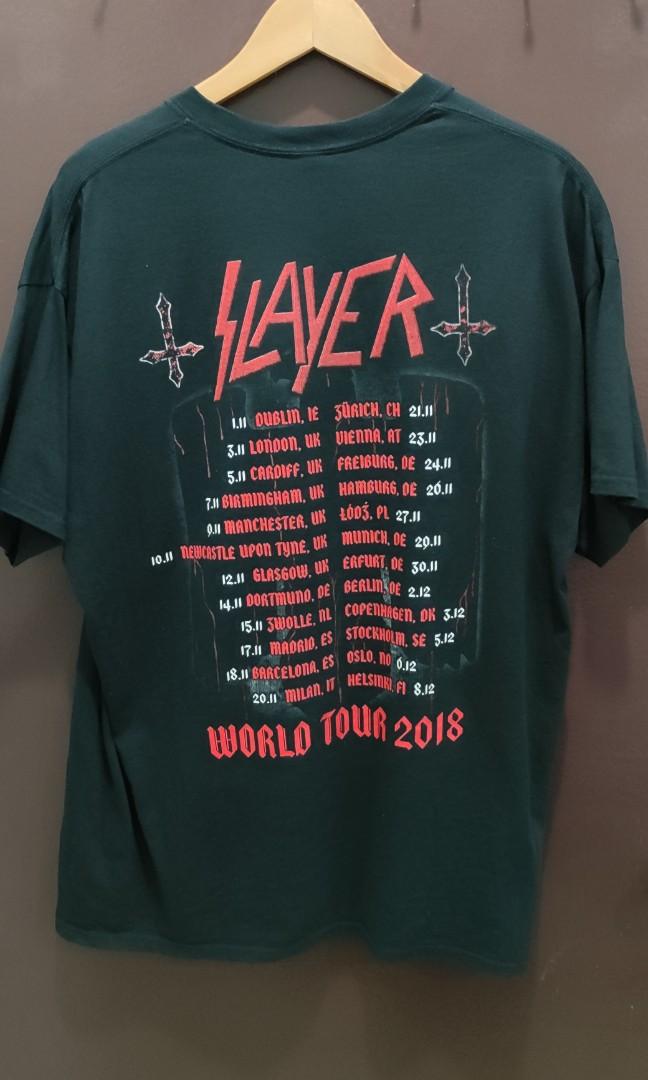 Slayer 2018 tour shirts online