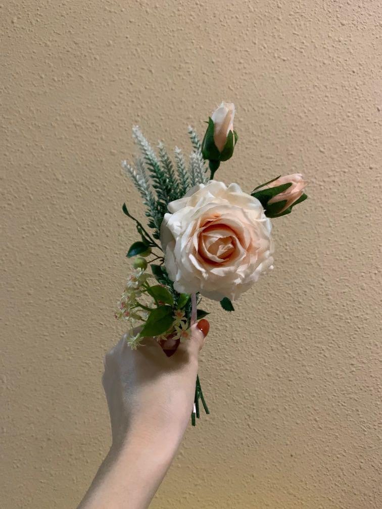 Small Faux Flower Bouquet Gardening Flowers Bouquets On Carousell