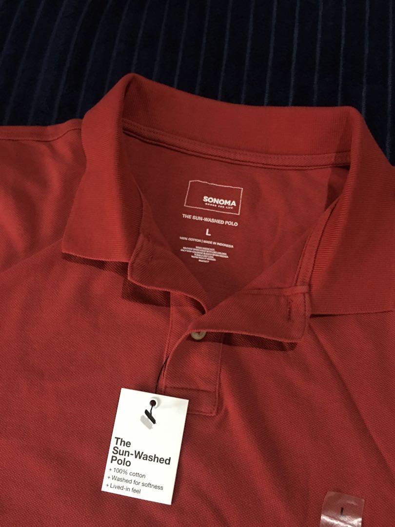 Sonoma Men S Shirt Red Men S Fashion Tops Sets Formal Shirts On Carousell