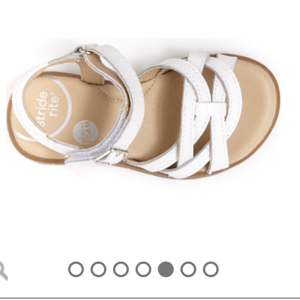 Stride Rite Millie Sandals White US 6 Babies Kids Babies