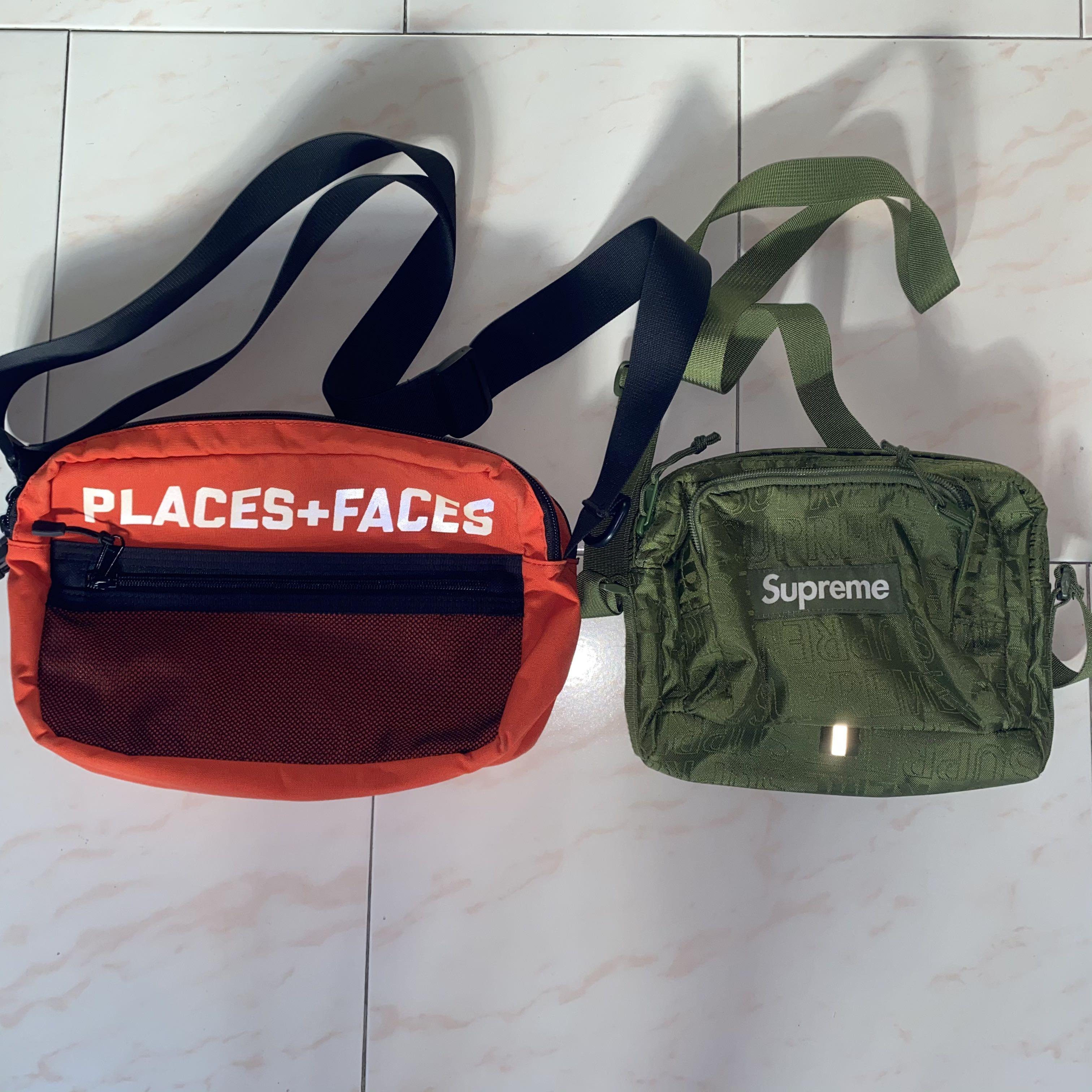 Supreme Waist Bag Black, Men's Fashion, Bags, Sling Bags on Carousell