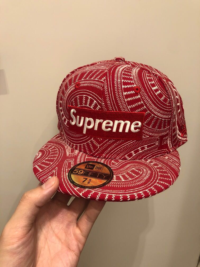 NEW Supreme Cap *Uptown box logo*, 名牌, 服裝- Carousell