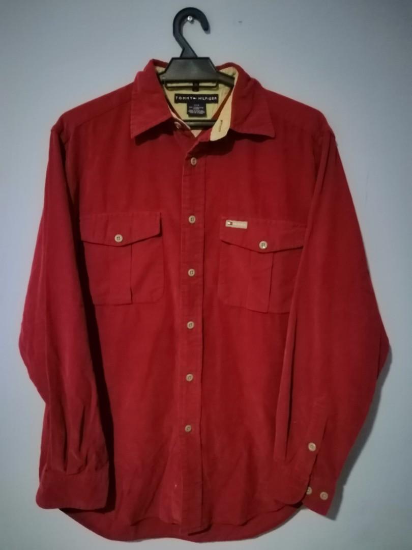 tommy hilfiger corduroy shirt