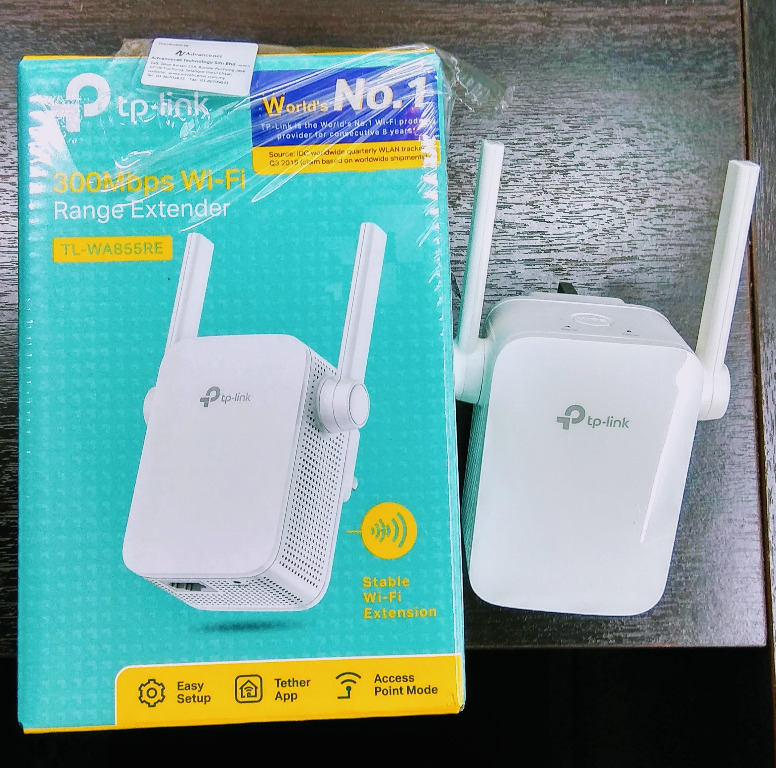 TP-Link TL-WA855RE Repeater Wifi Wireless Range Extender Booster With AP  Mode TL-WA850RE, Computers & Tech, Parts & Accessories, Networking on  Carousell