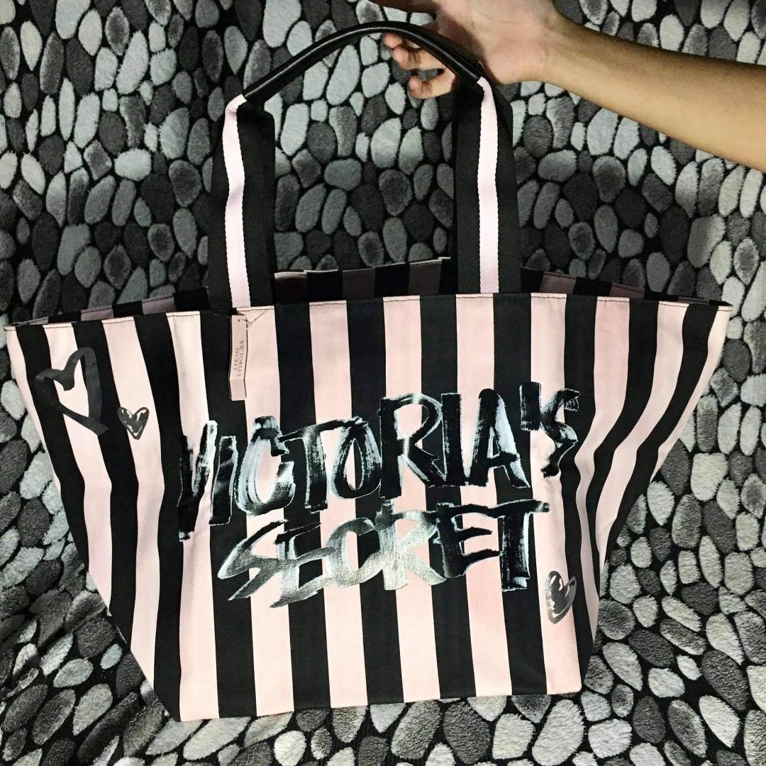 Victoria secret sales graffiti tote
