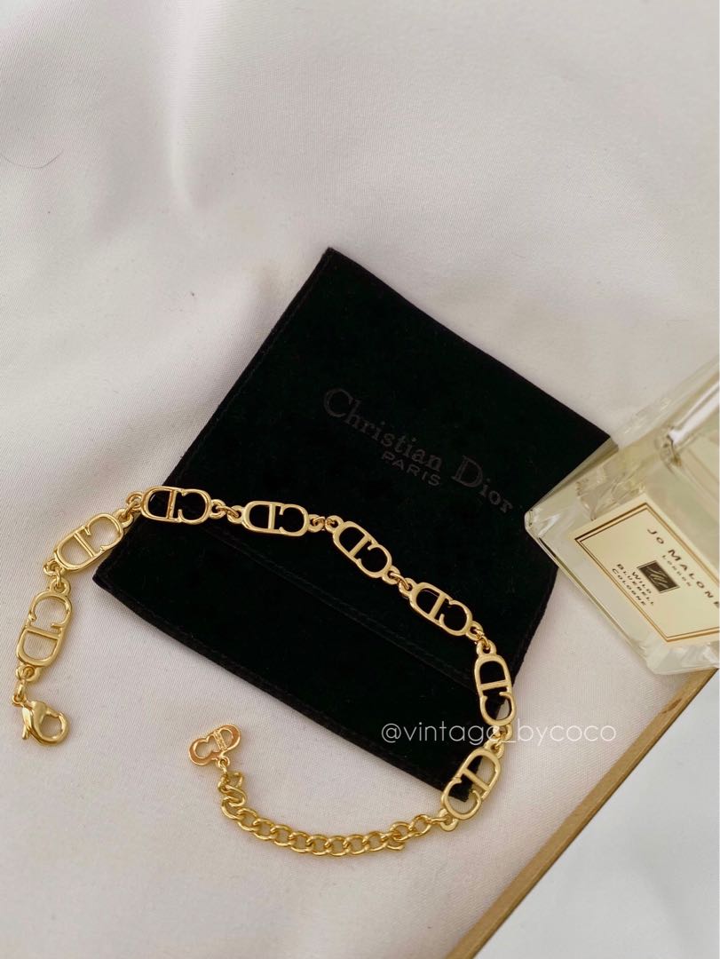 Christian Dior Vintage CD Link Bracelet  Etsy Ireland