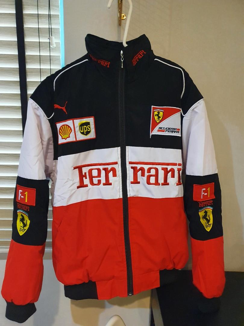 Vintage Racing Ferrari F1 Jacket/ Windbreaker, Men's Fashion, Coats ...