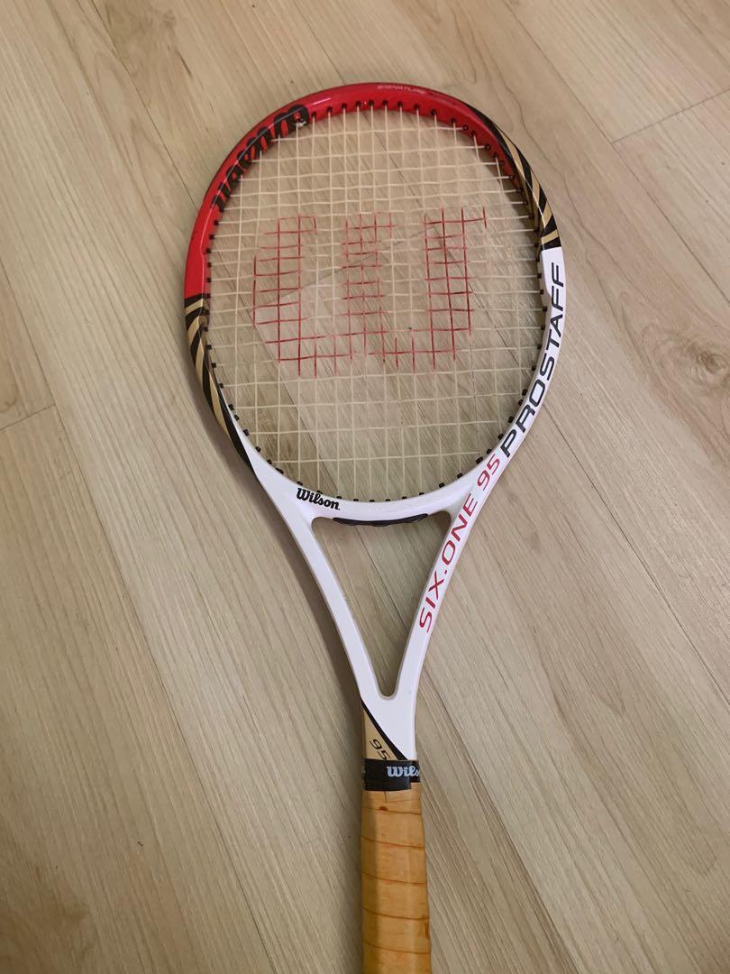 Wilson Pro Staff Blx Six One 95 Tennis Racquet Sports Sports Games Equipment On Carousell