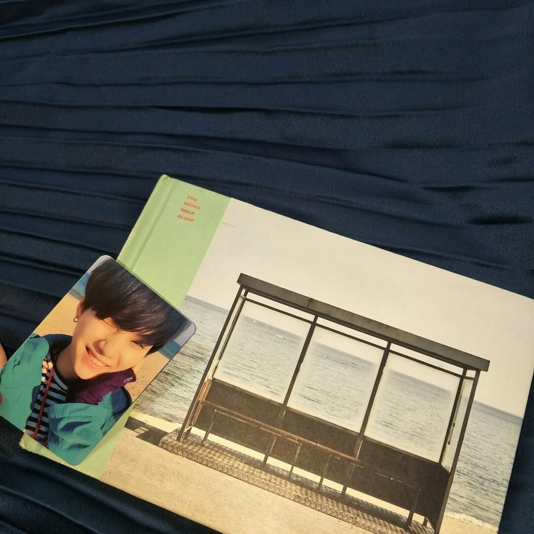 You Never Walk Alone Bts Album With Original Suga Photocard Left Version K Wave On Carousell