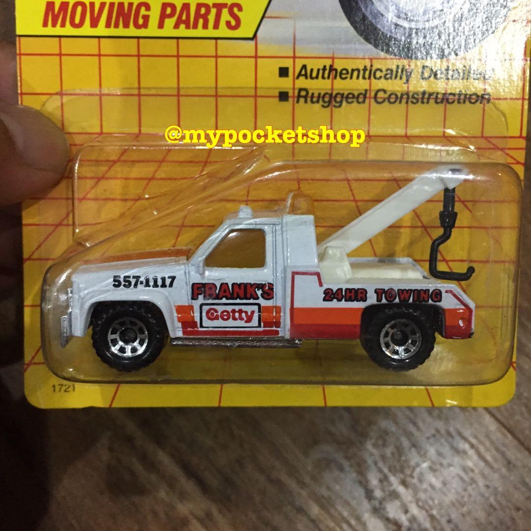 1991 Matchbox GMC WRECKER (Getty) TOW TRUCK / MBX MB 21, Hobbies