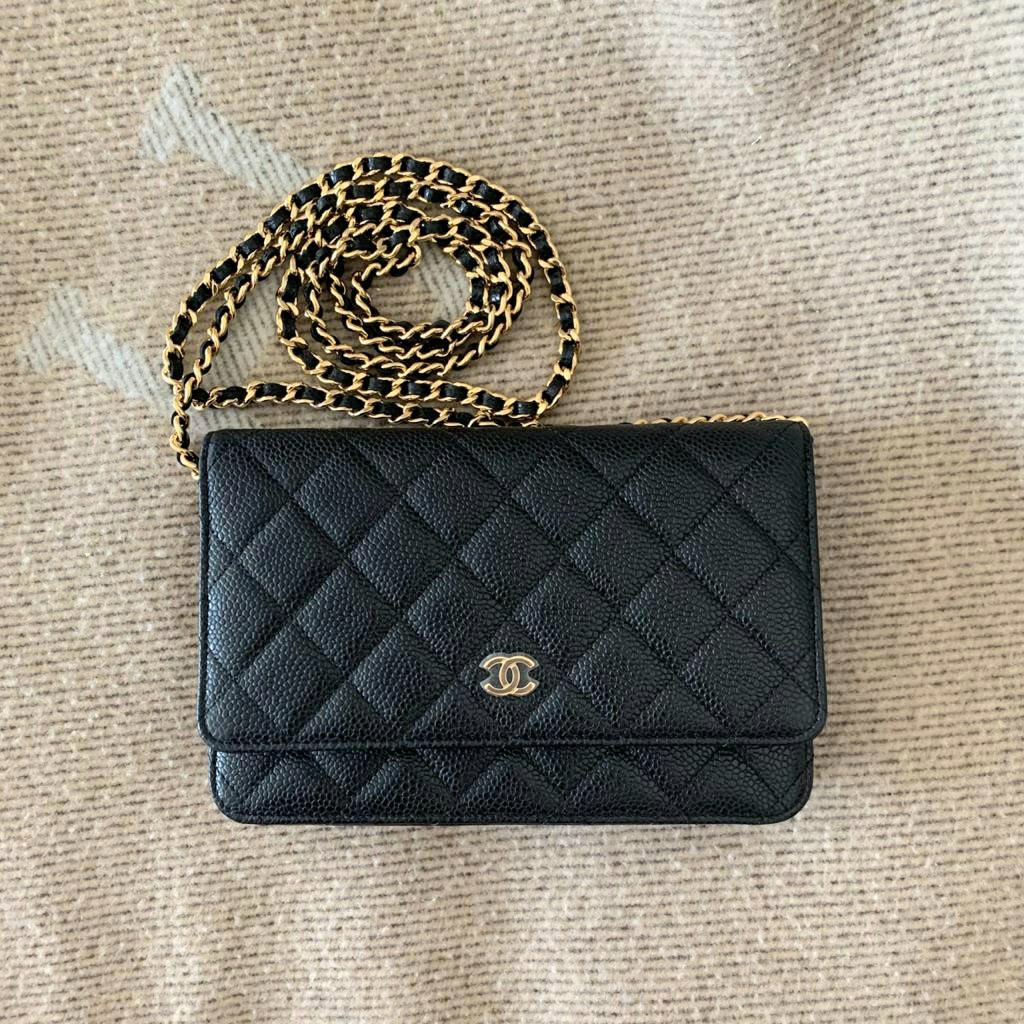 28 Series Chanel WOC Black Caviar GHW, Luxury, Bags & Wallets on