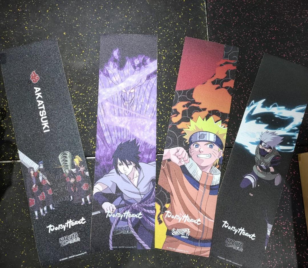 花式 滑板 do by heart 火影忍者款 naruto 砂紙 grip tape 單板 長板 衝浪板 滑板車 魚仔板