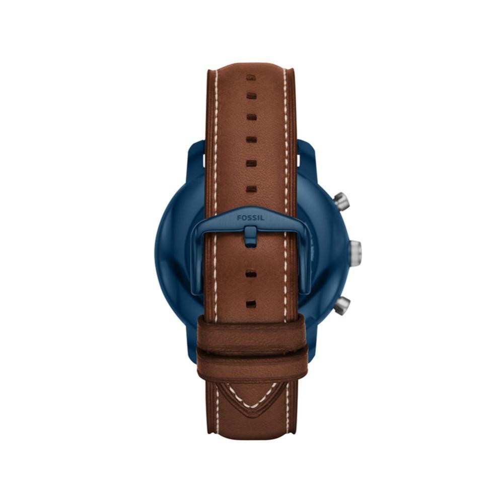 Smartwatch fossil q explorist luggage leather ftw4004 top