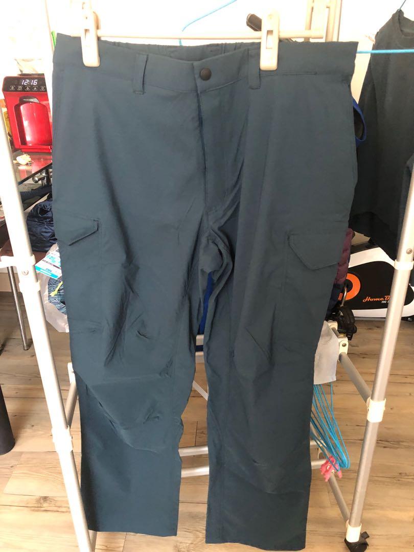 全新mont Bell Stretch Cargo Pant 深藍綠色工人長褲 男裝 褲 半截裙 長褲 Carousell