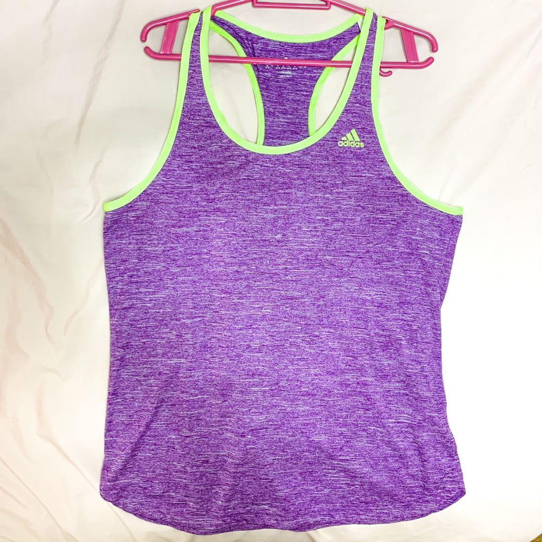 ADIDAS Climalite Workout Tank Top (Category: Activewear) located in Quezon City. Submitted by tonscollection (Listing ID 1059069624, Image 2). Description: Bought from US Used but in good condition Manage your expectation Color may vary due to lighting Shipping fee: 85php within Metro Manila 95php outside Metro Manila We have cash on delivery for payment option. 1-2 days reservation only. Payment for Delivery shall be shouldered by buyer. Thank y