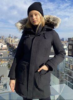 Aritzia - TNA Bancroft Vegan Parka, Sz Medium, Black
