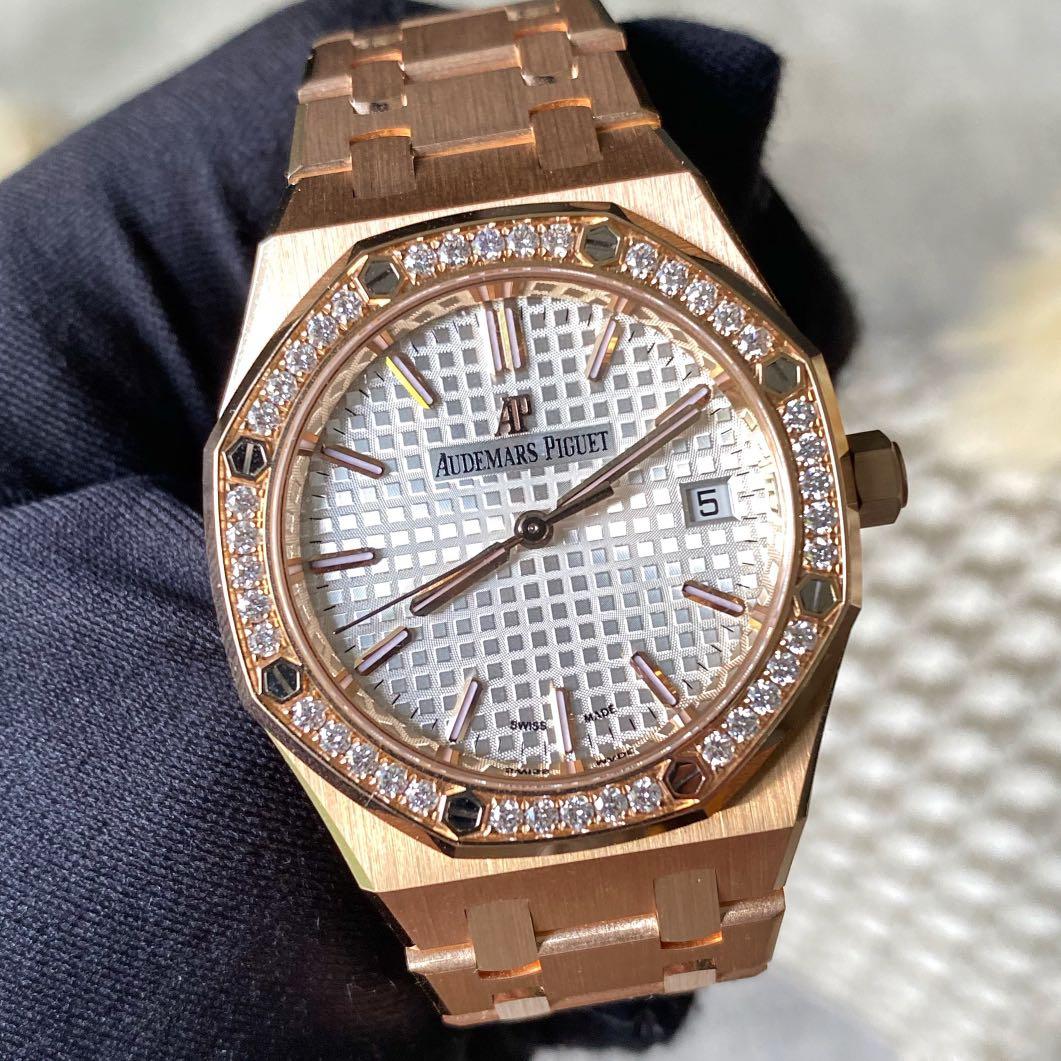 Audemars Piguet Rose Gold Diamond Royal Oak 77351OR Mobile Phones