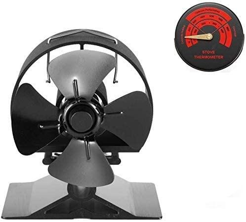 Bb211 Crsure Wood Stove Fan 4 Blade Fireplace Fan Heat Powered Thermal Fans For Wood Stoves Burner Wood Burning Stove Top Eco Friendly Fans Specially For Pellet Stove Mini Size Electronics Others On Carousell
