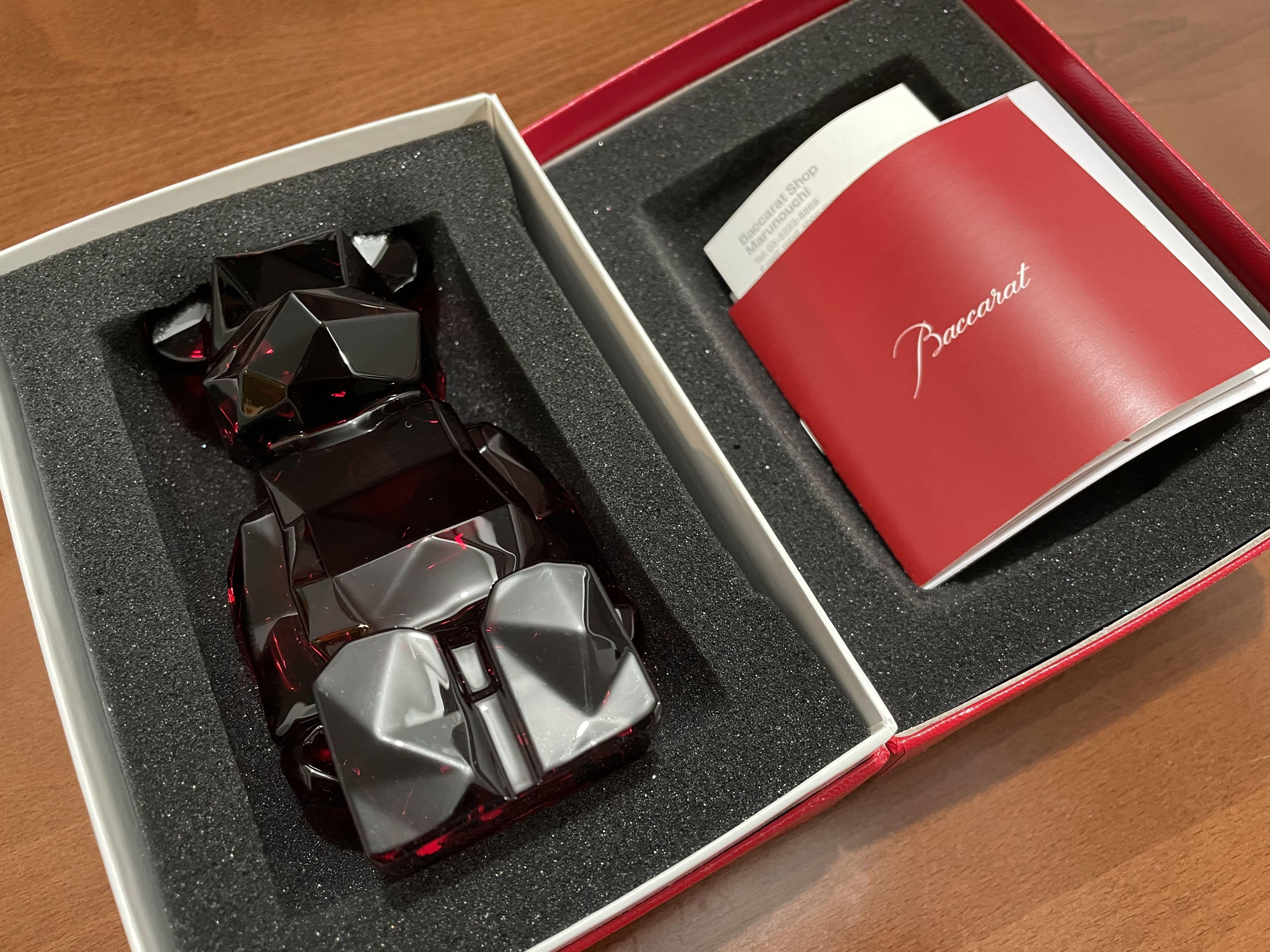 BEARBRICK fragmentdesign POLYGON RED | Baccarat | MEDICOM TOY 
