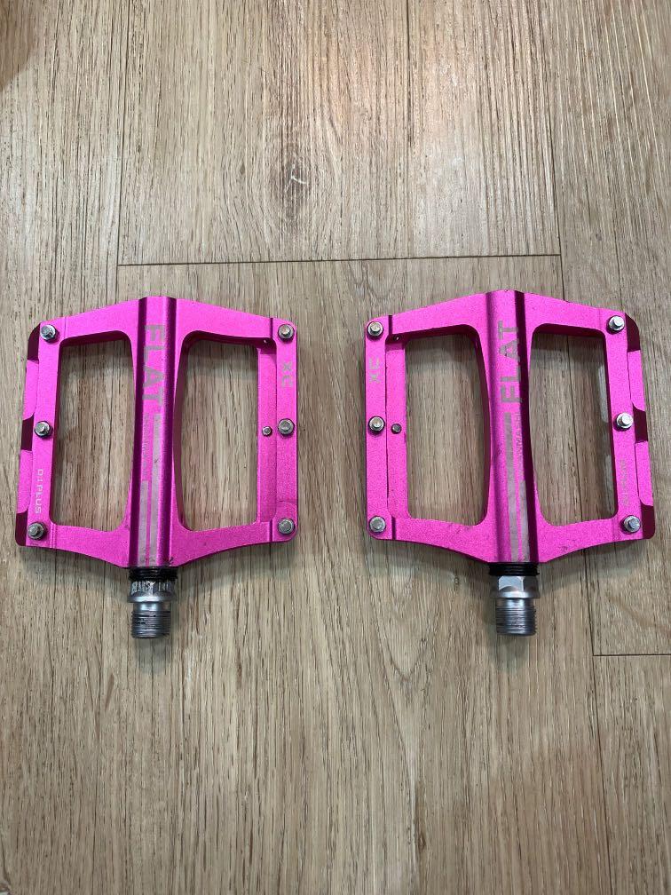 Bicycle pedal Pink Sports Equipment Bicycles Parts Parts Accessories on Carousell