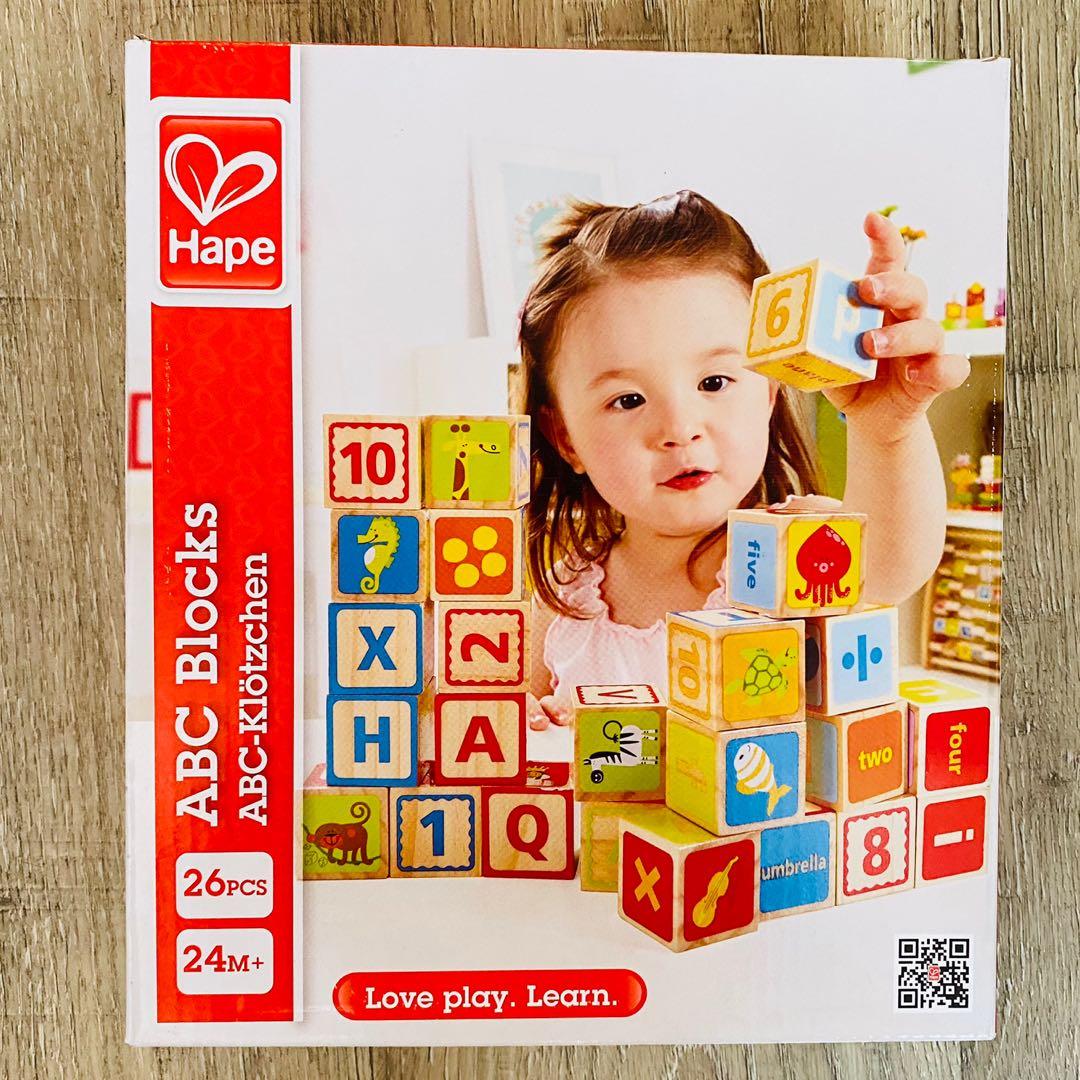 Bnib hape abc blocks Babies Kids Infant Playtime on Carousell