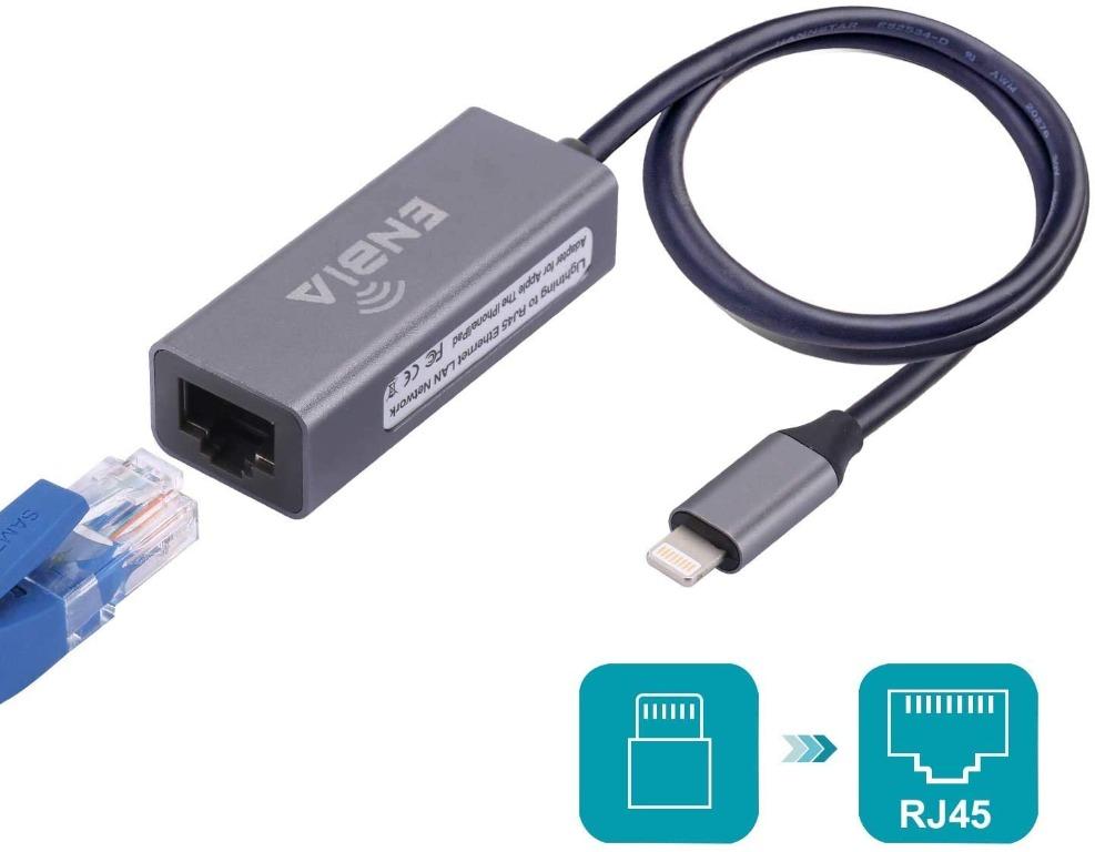 [BRAND NEW] ENBIA Lightning to RJ45 LAN Network Adapter for