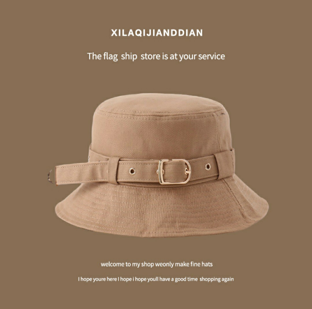 Bucket Hat with buckle belt, Women's