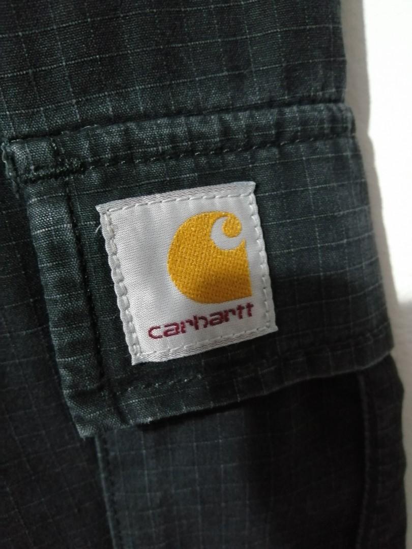 carhartt wip aviation cargo pant in black