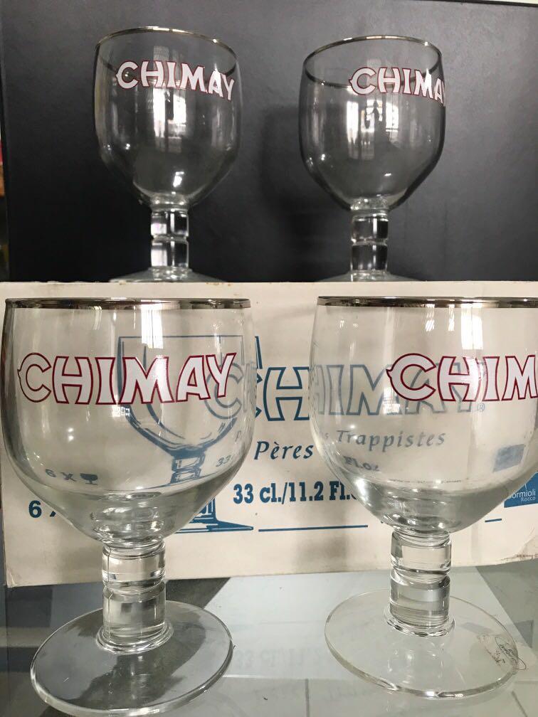 Chimay Beer Chalice Glass 33cl Official Chimay Glass perfect for drinking Chimay