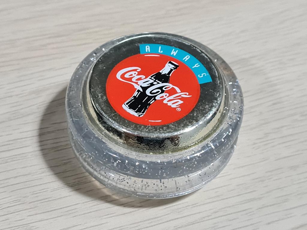 Coca-Cola Yo-Yo Coke Yoyo Genuine Russell NOS Silver Glitter Galaxy Always Vintage, Hobbies & Toys, Memorabilia & Collectibles, Vintage on Carousell