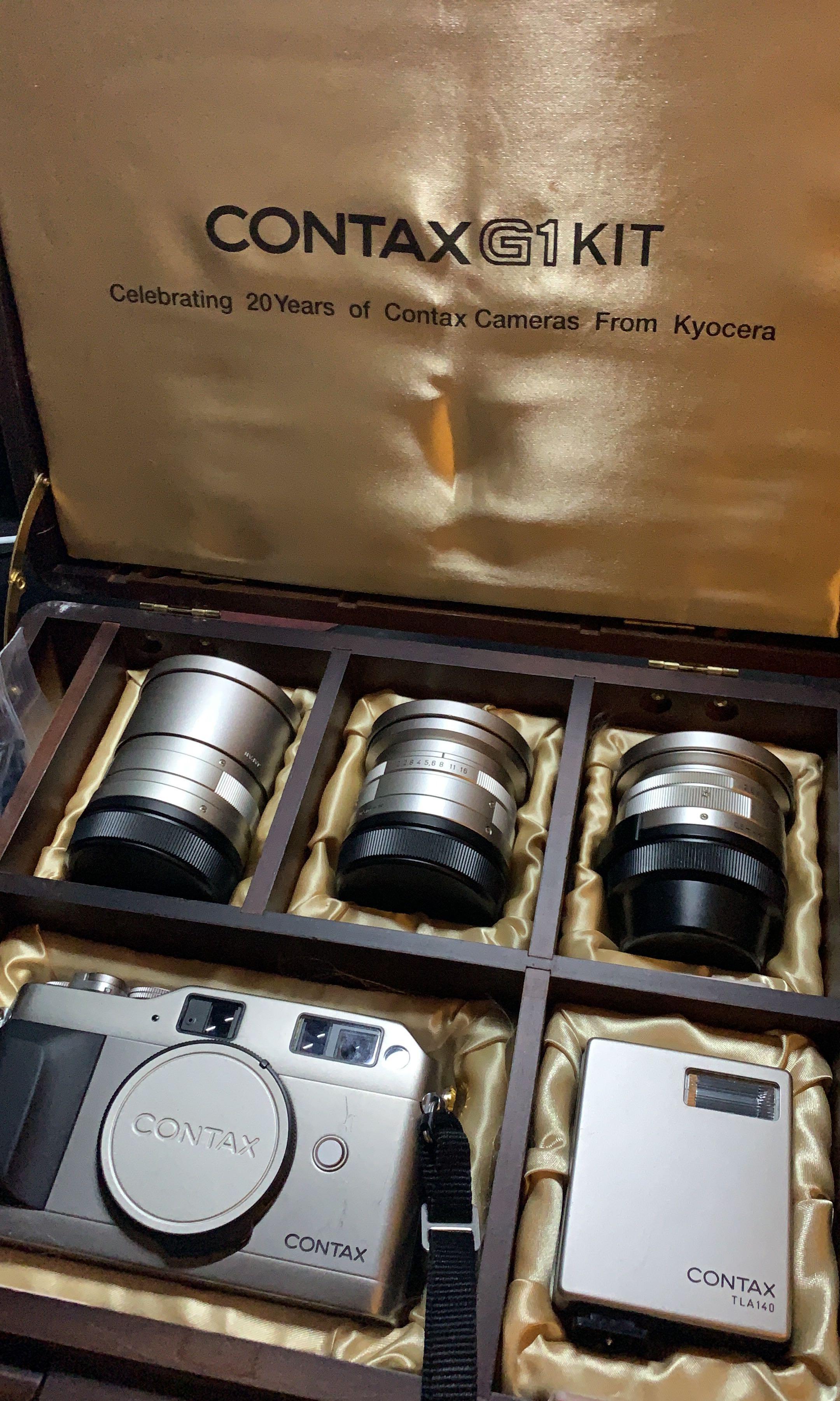 罕有contax G1 Kit G28 G45 G90 Tla140 Flash 攝影器材 鏡頭及裝備 Carousell