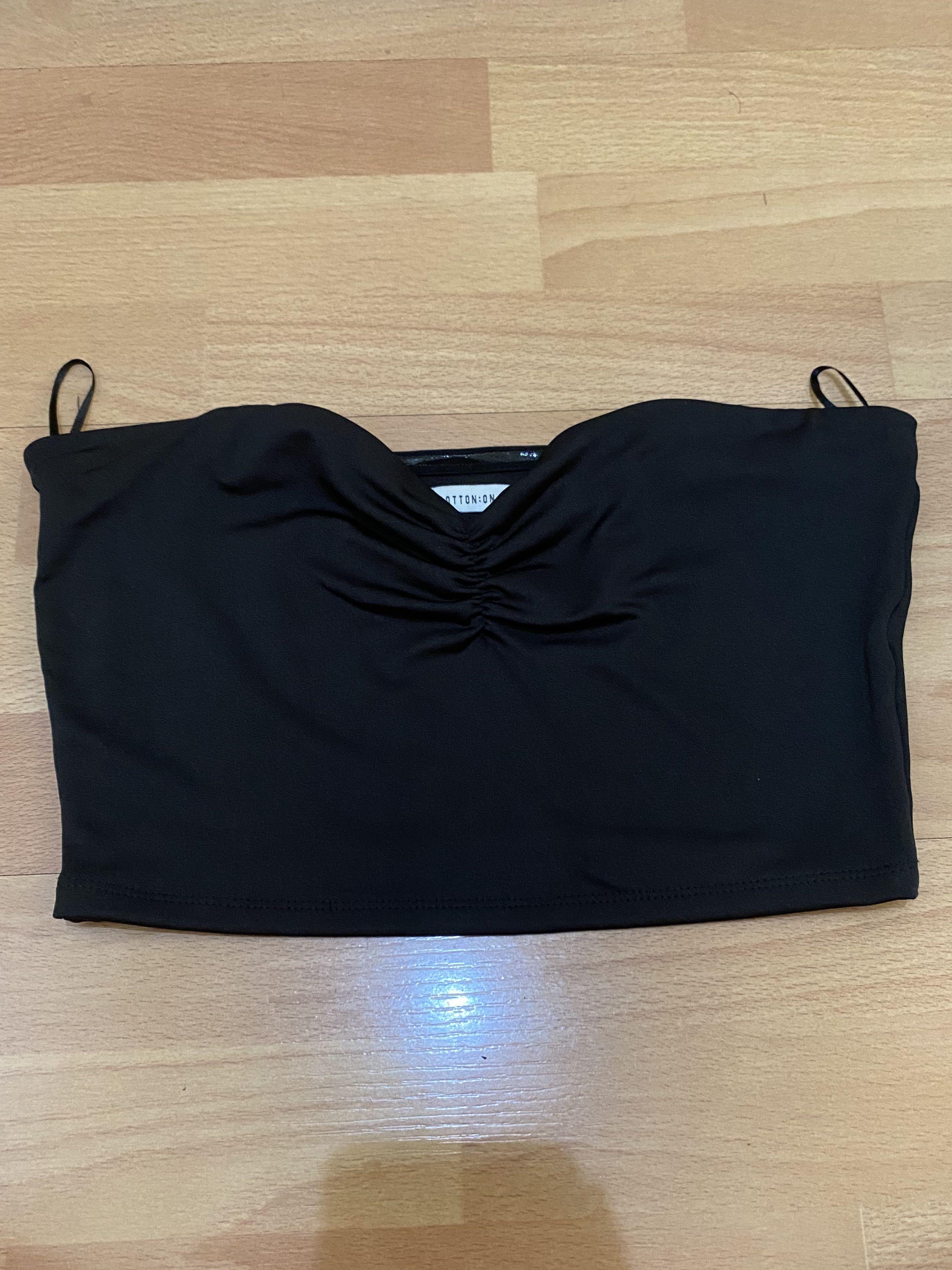 Cotton on tube top (Category: Sleeveless) located in Quezon City. Submitted by _ilsm (Listing ID 1059012117, Image 1). Description: with grip.