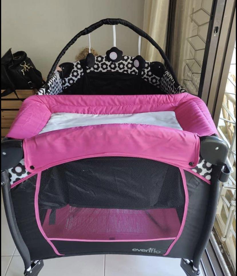 Evenflo baby crib Babies Kids Baby Nursery Kids Furniture Cots Cribs on Carousell