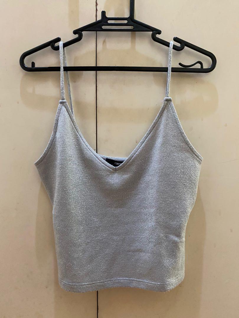 forever 21 silver top