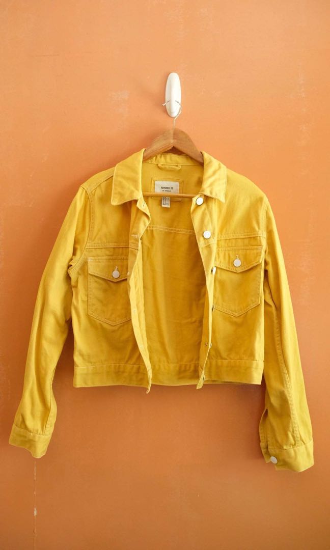 Forever 21 online yellow coat