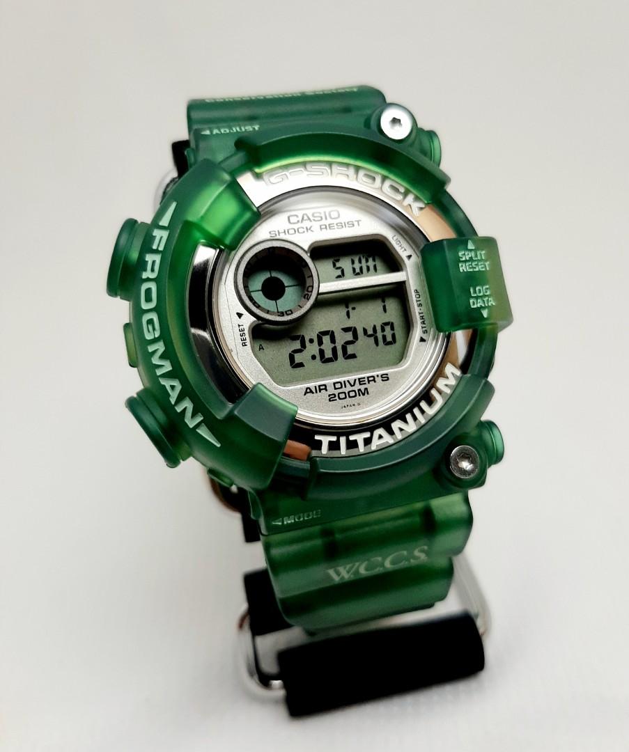 Sold” G Shock Frogman DW8201 WCCS World Coral Manta Made In Japan