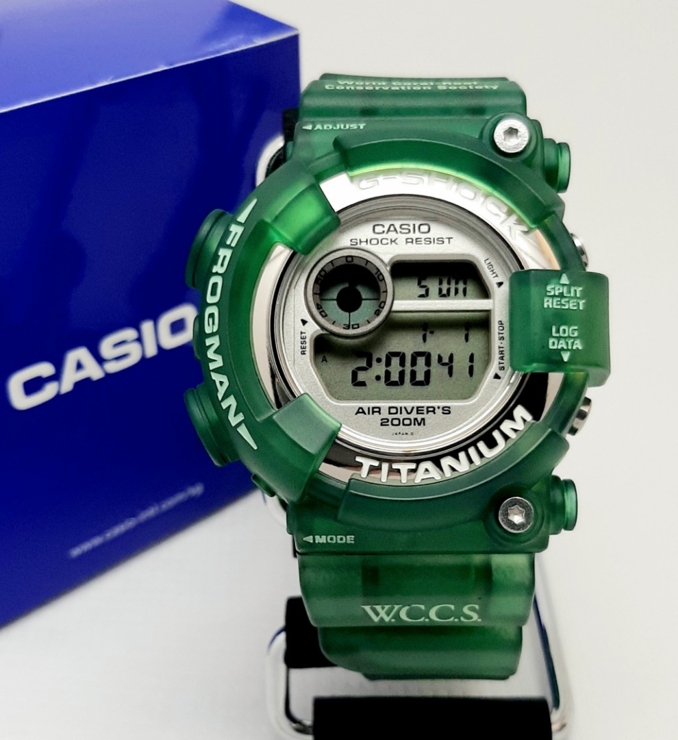 Sold G Shock Frogman DW8201 WCCS World Coral Manta Made