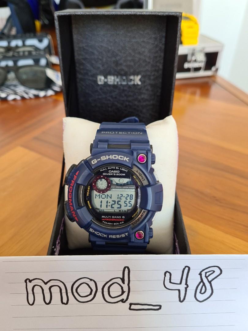 G Shock Frogman Gwf 1000nv 2jf Men In Navy Not Rangeman Mudman Riseman Luxury Watches On Carousell