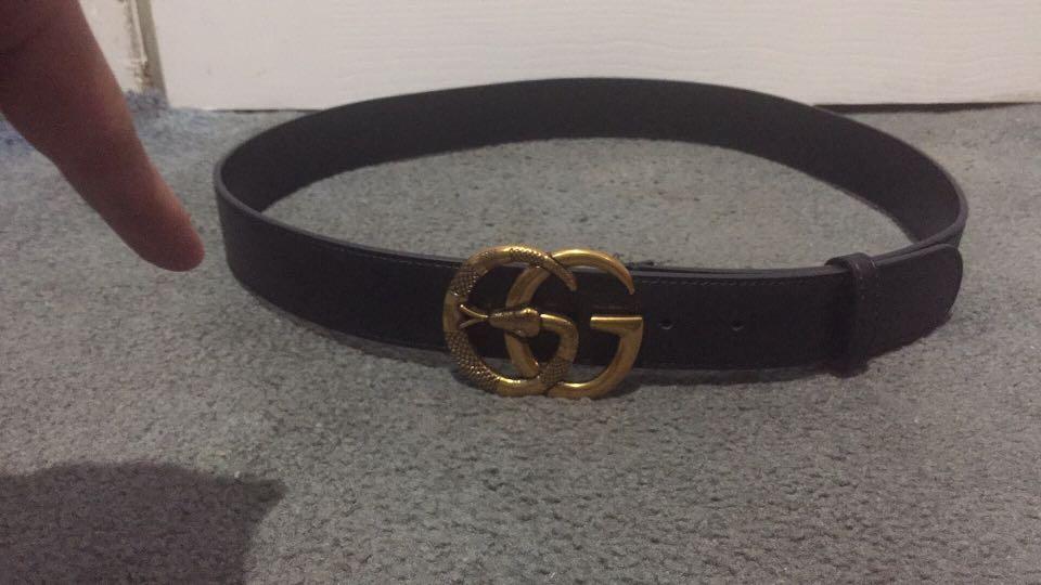 Gucci belt gg snake on sale