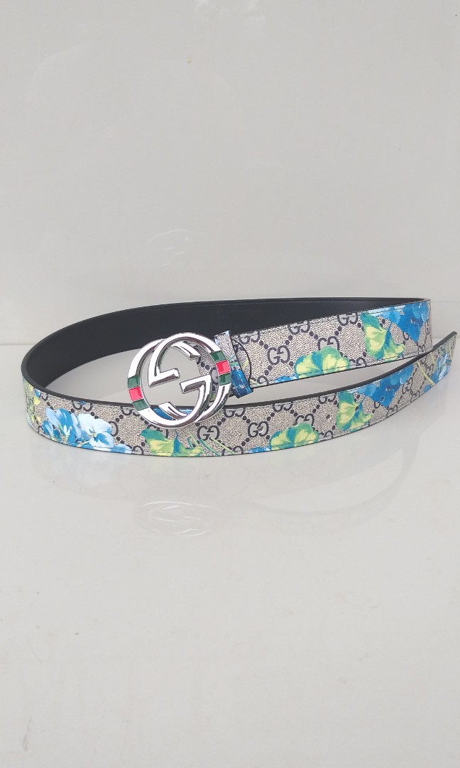 Gucci bloom belt blue top