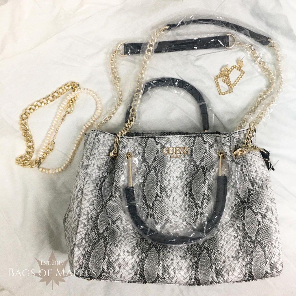 Guess natalia logo satchel cheap