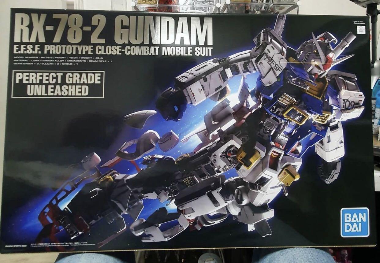Ready Stock Gundam Rx 78 2 Perfect Grade Unleashed Bandai Toys Games Action Figures Collectibles On Carousell
