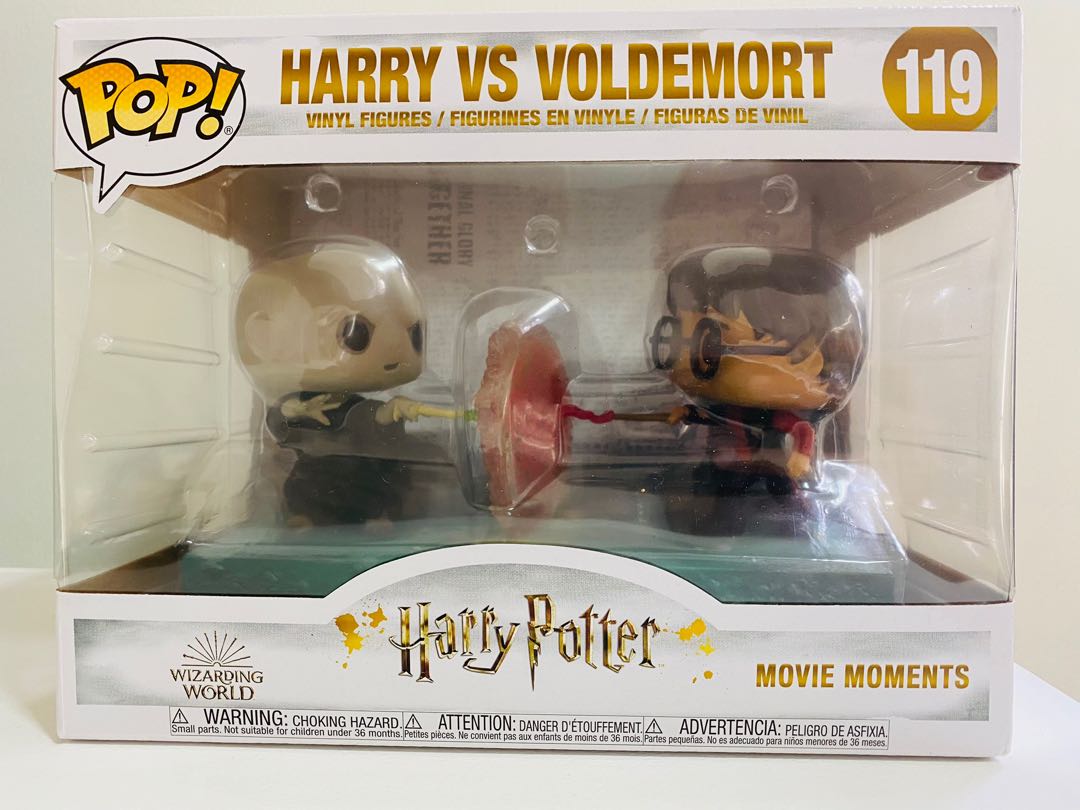 Funko PoP! Harry Potter Movie Moments; Harry Potter VS Voldemort #119  (Authentic), Hobbies & Toys, Toys & Games on Carousell